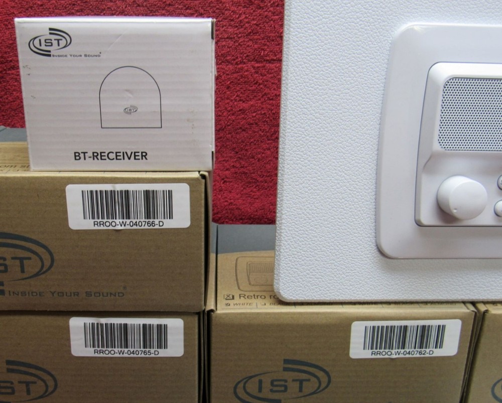 Horizontal RETRO 6 Room MHPAC includes Bluetooth Intrasonic Home Intercom