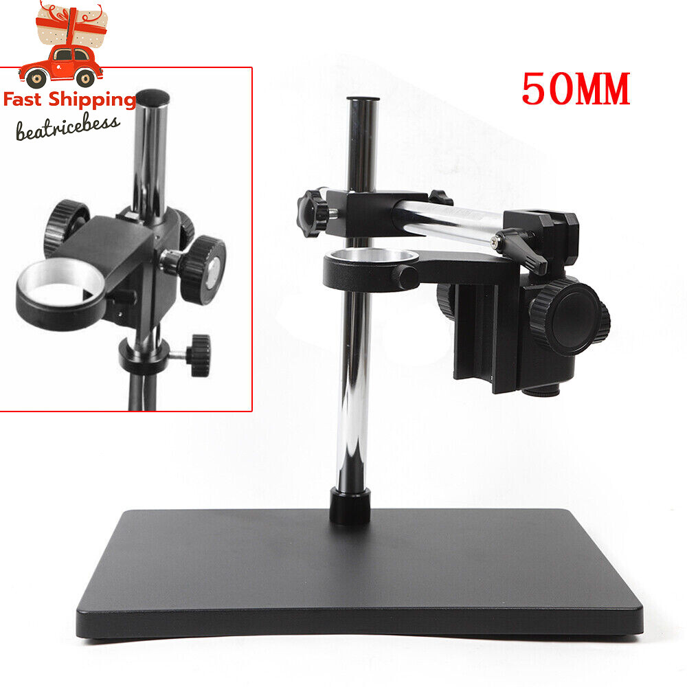 Microscope Camera Boom Stereo Arm Table Stand Adjustable Holder 10-265mm