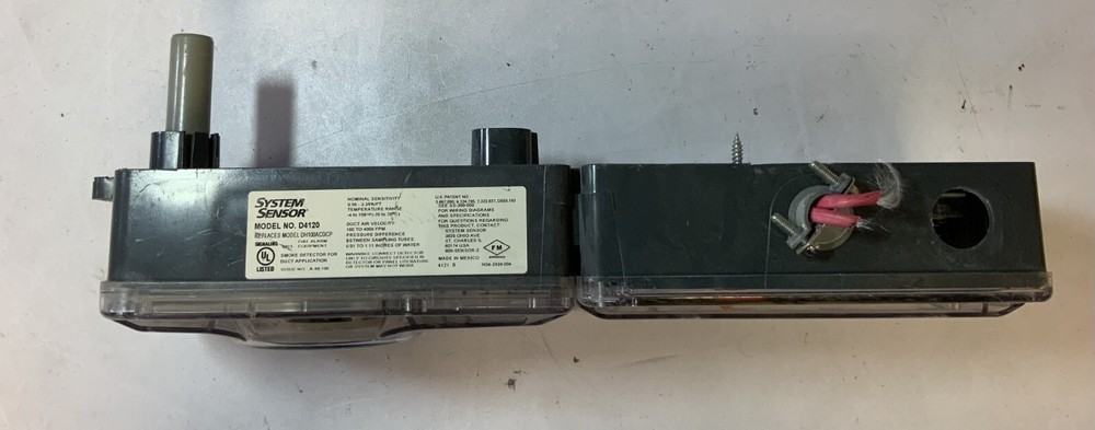 System Sensor D4120 Smoke Detector for Duct Application, Black "E3D"