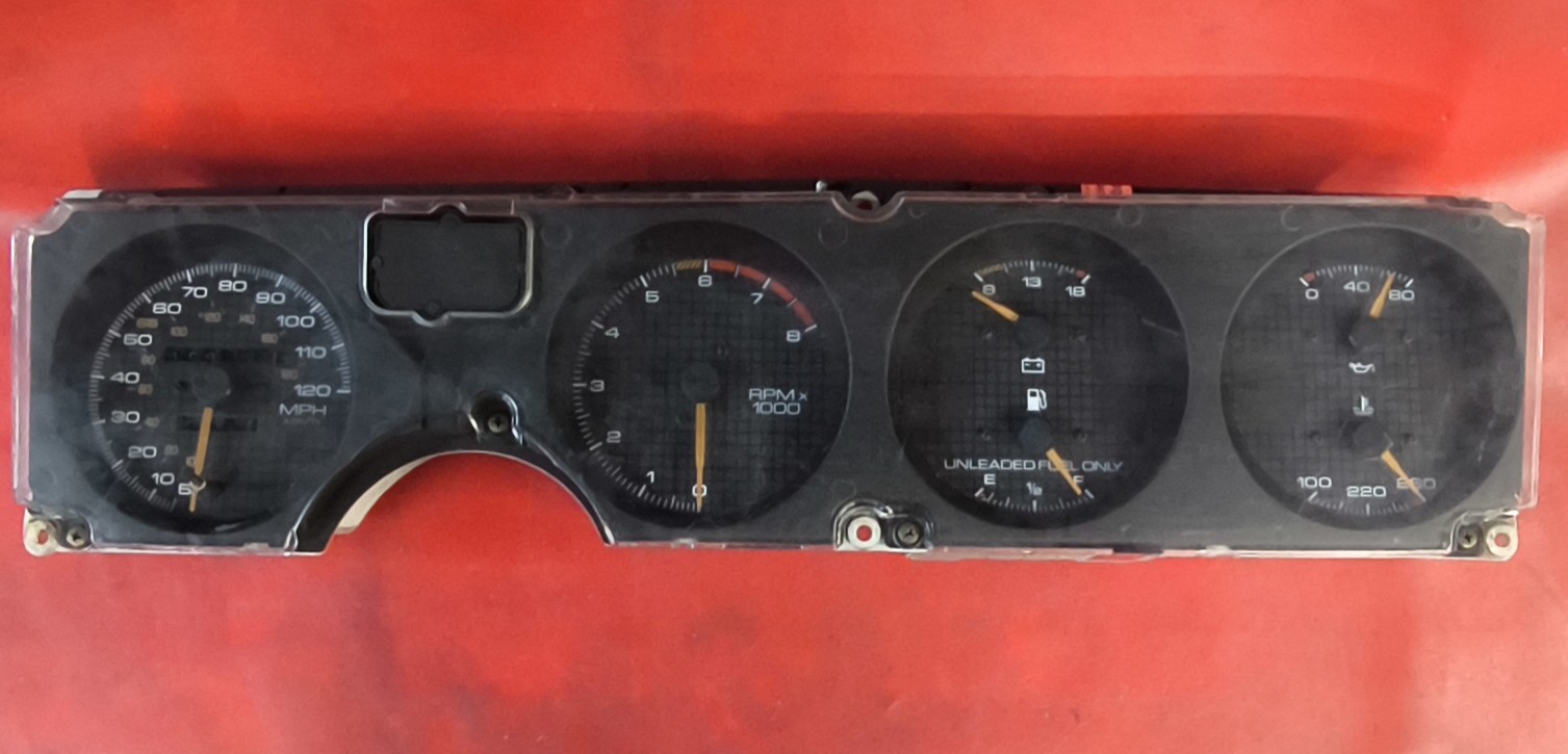 1989-92 Firebird Instrument Guage speedometer cluster 168k Miles 120 MPH