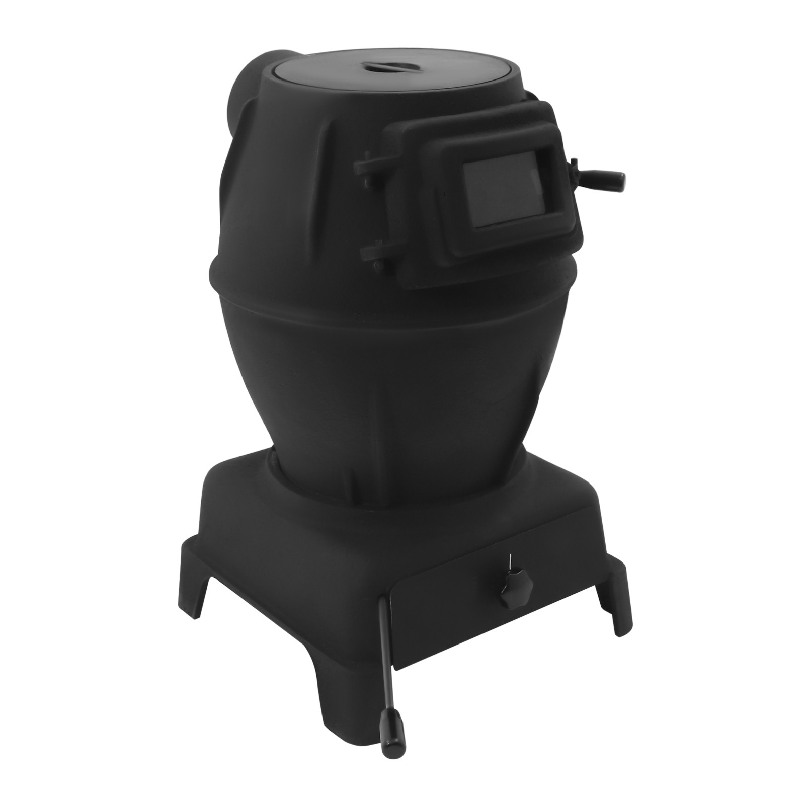 Fireplace Hot Tent Stove Wood Burning Stove Heating Cooking Stove w/Side Window