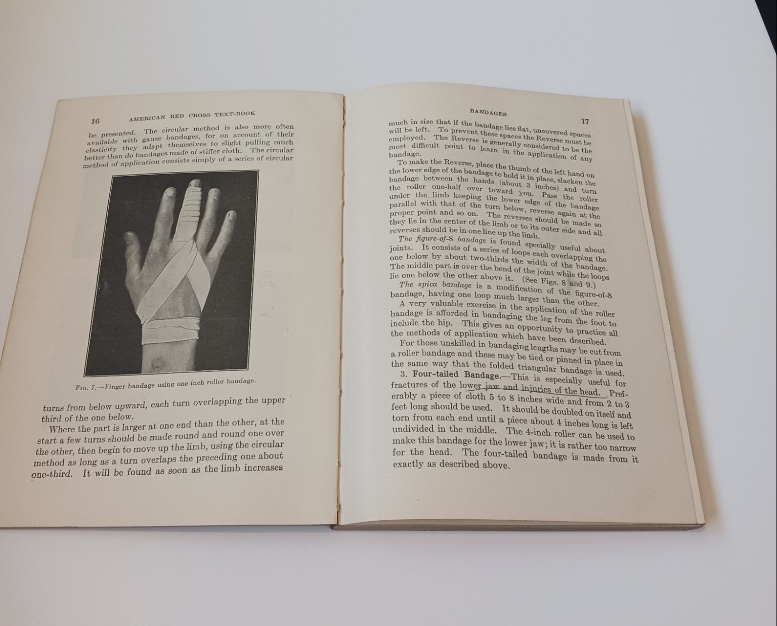 1925 American Red Cross First Aid Abridged Textbook Manual Third Edition