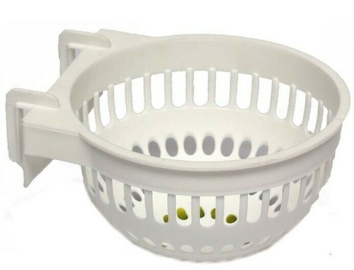 3-Pack Plastic Hanging Bird Nest Pans – Canary Finch Parakeet Cage Interior