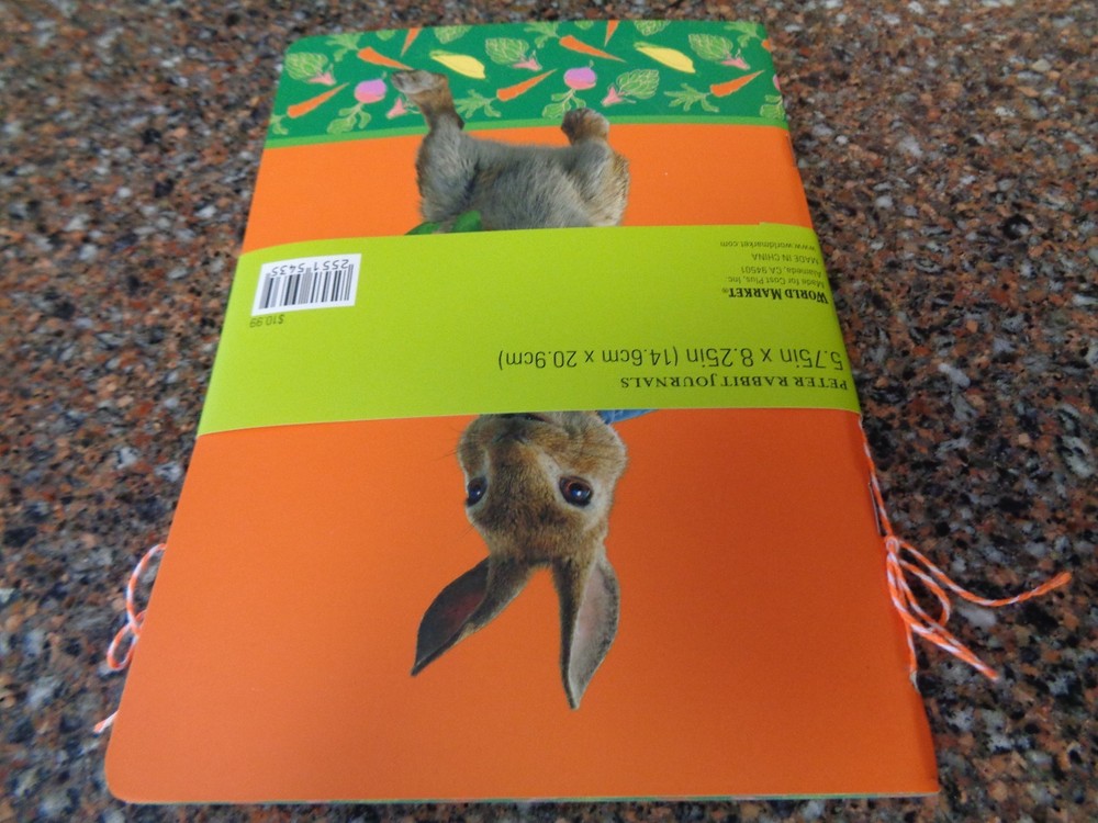 Peter Rabbit Lined Journal Set of 2 Paperback Notebook Diary Easter New