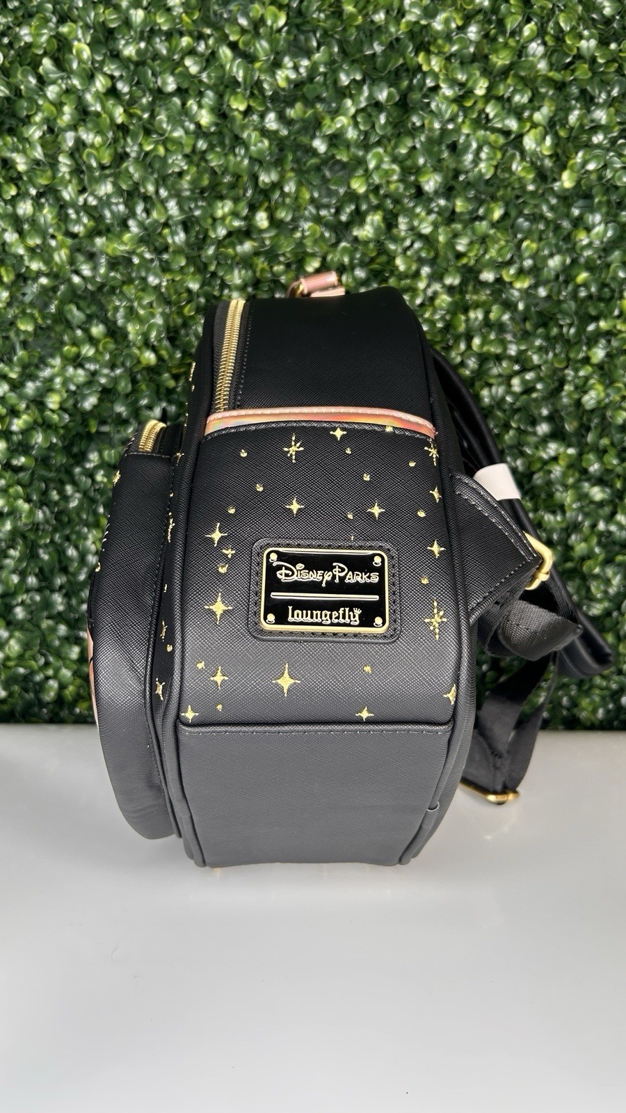 Disney Parks Loungefly WDW 50th Castle Mini Backpack NWT Holographic 2023
