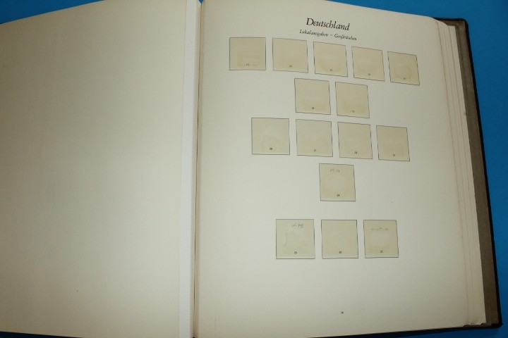 Germany Locals 1945 Hingeless Borek Specialty Springback Album BlueLakeStamps