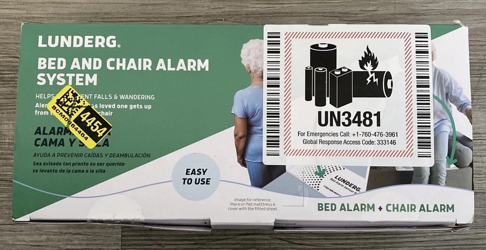 Lunderg Wireless Bed & Chair Alarm System