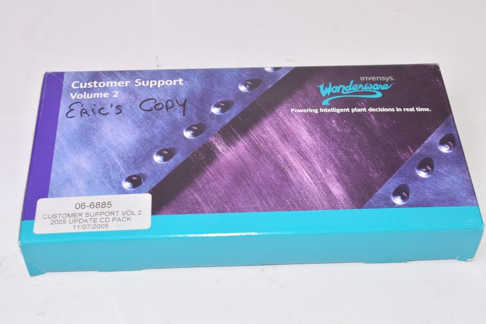 Invensys Wonderware Customer Support Volume 2, 06-6885, Update Pack - 2005