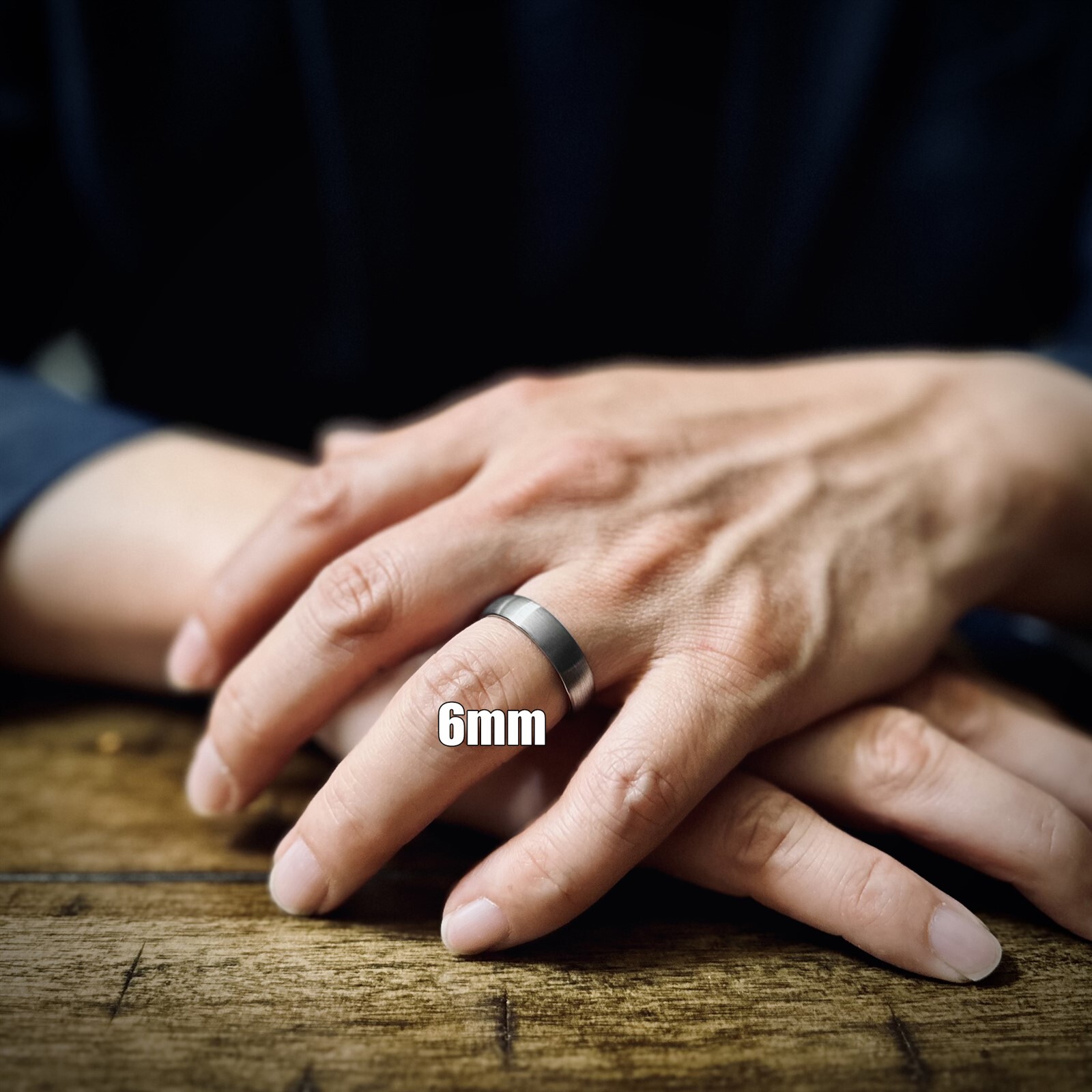 4/6/8mm Classy & Gorgeous Brushed Silver Tungsten Plain Wedding Band Ring