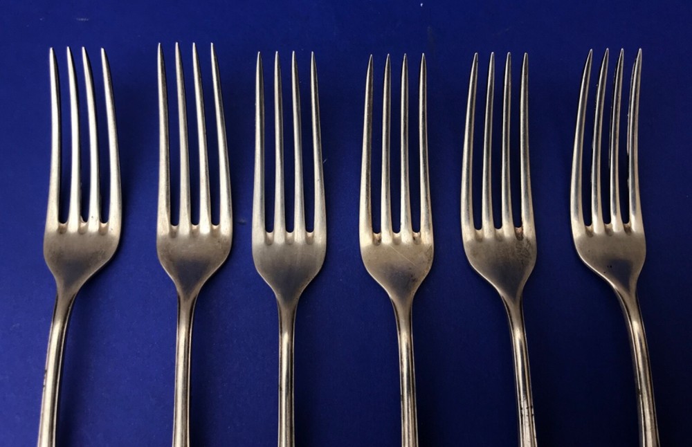 Forks silver 800 WMF Chippendale Pattern excellent condition