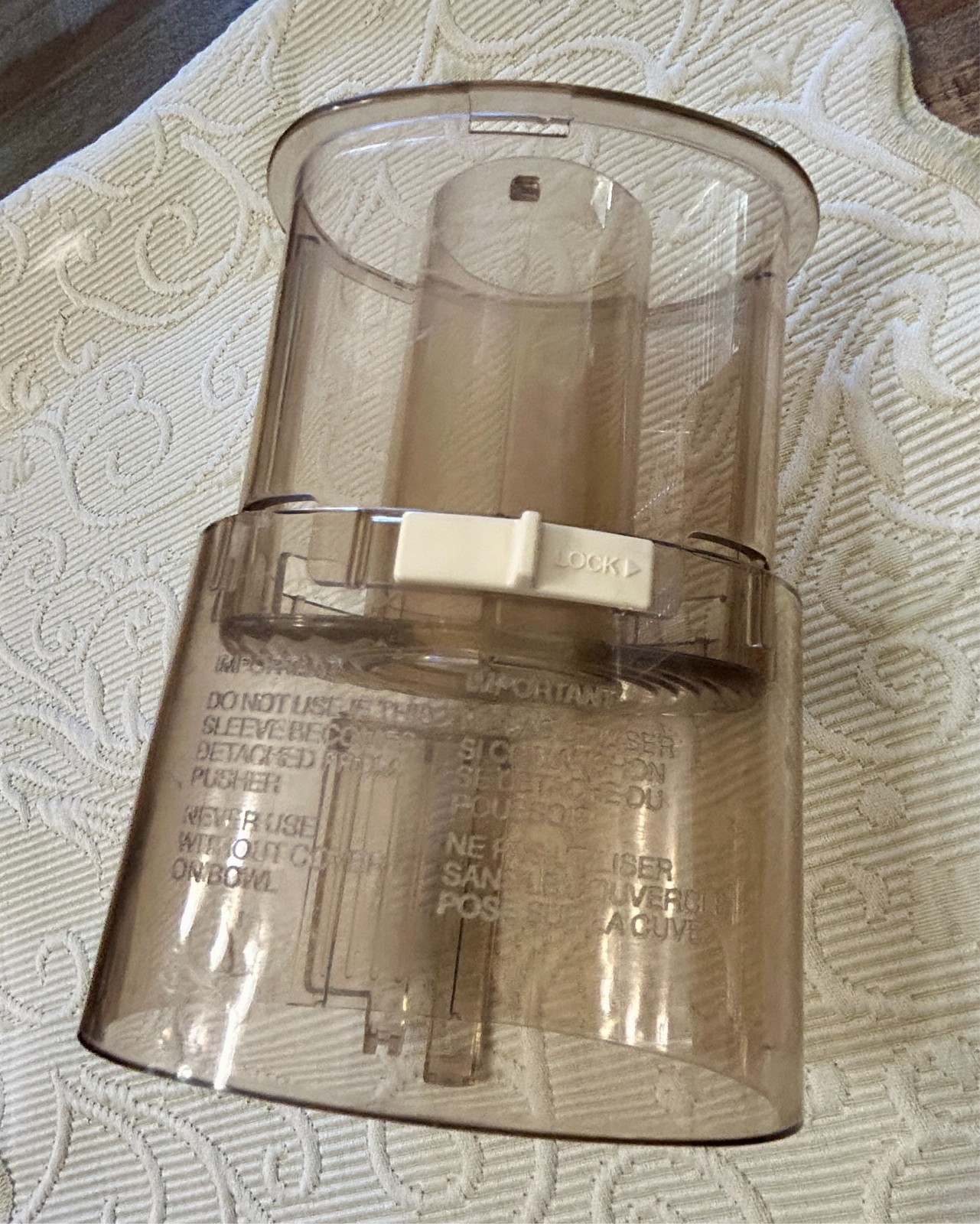 Coisinart DLC 8 Lid and Chute Parts