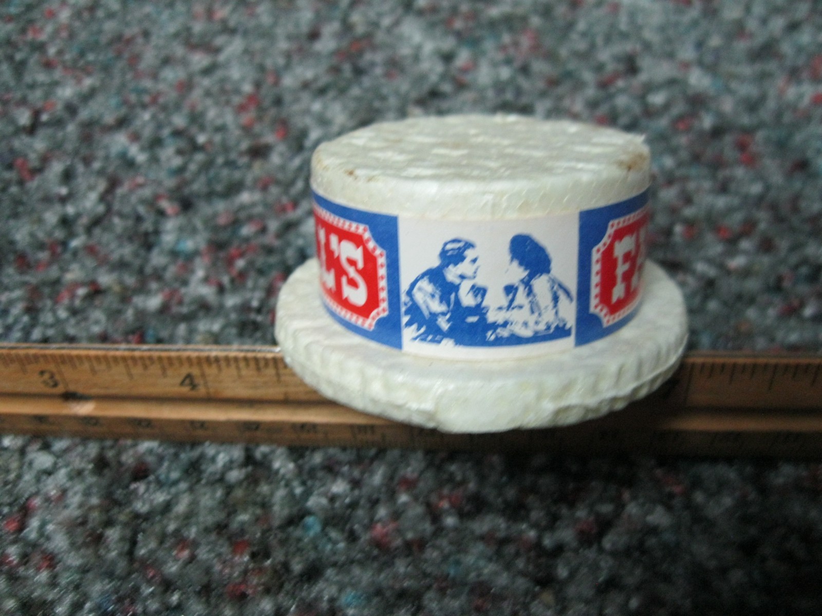 Vintage Farrell's Ice Cream Antenna Topper Styrofoam Straw Hat Advertising