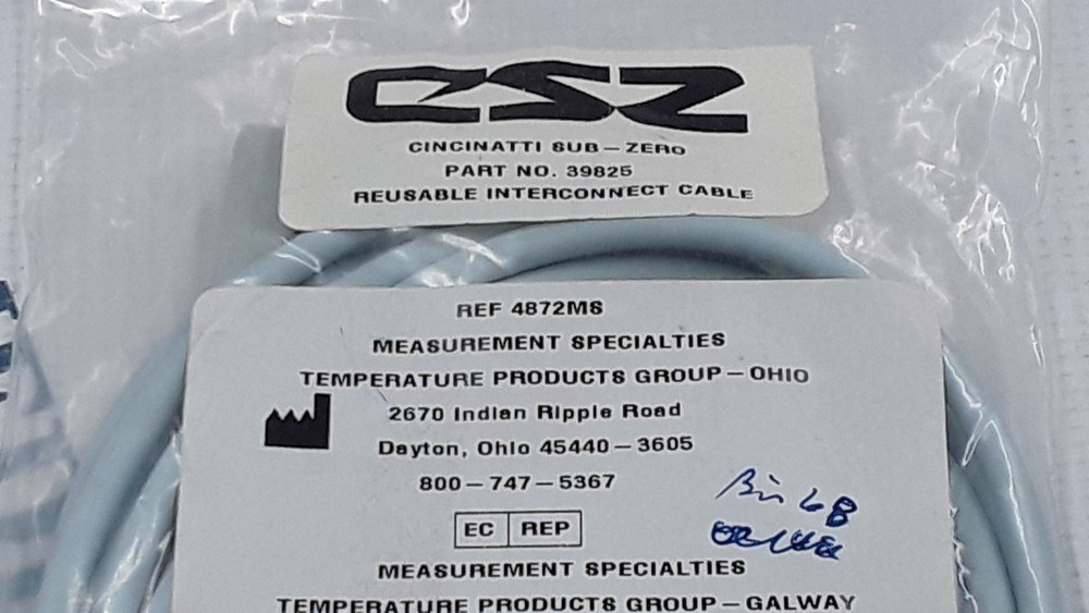CSZ PN 39825 Temperature Probe Connecting Cable REF 4872MS