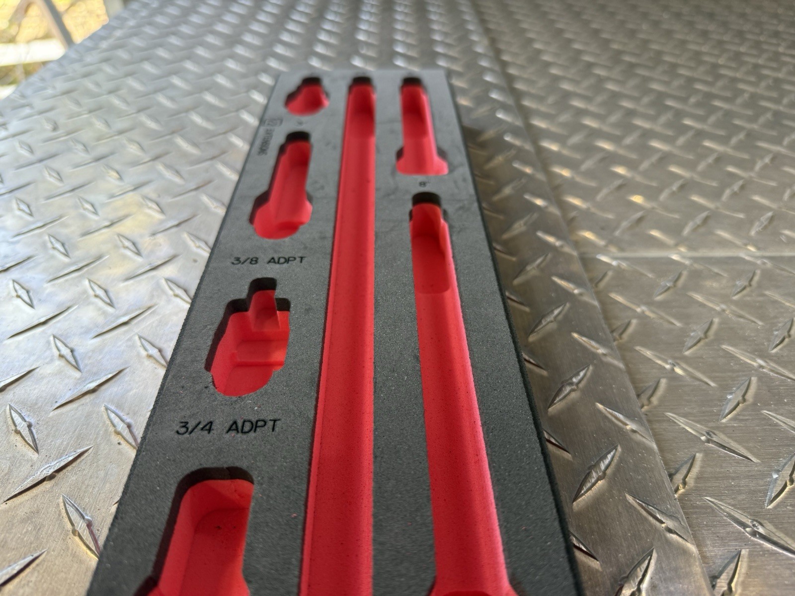 Foam Organizer for Snap-On 1/2 Extensions (9 Piece) Tool Holder