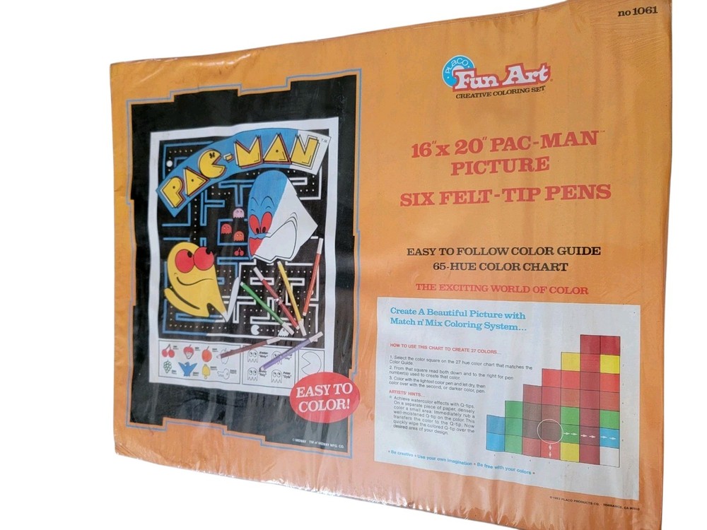 Vintage Fun Art Pac Man
