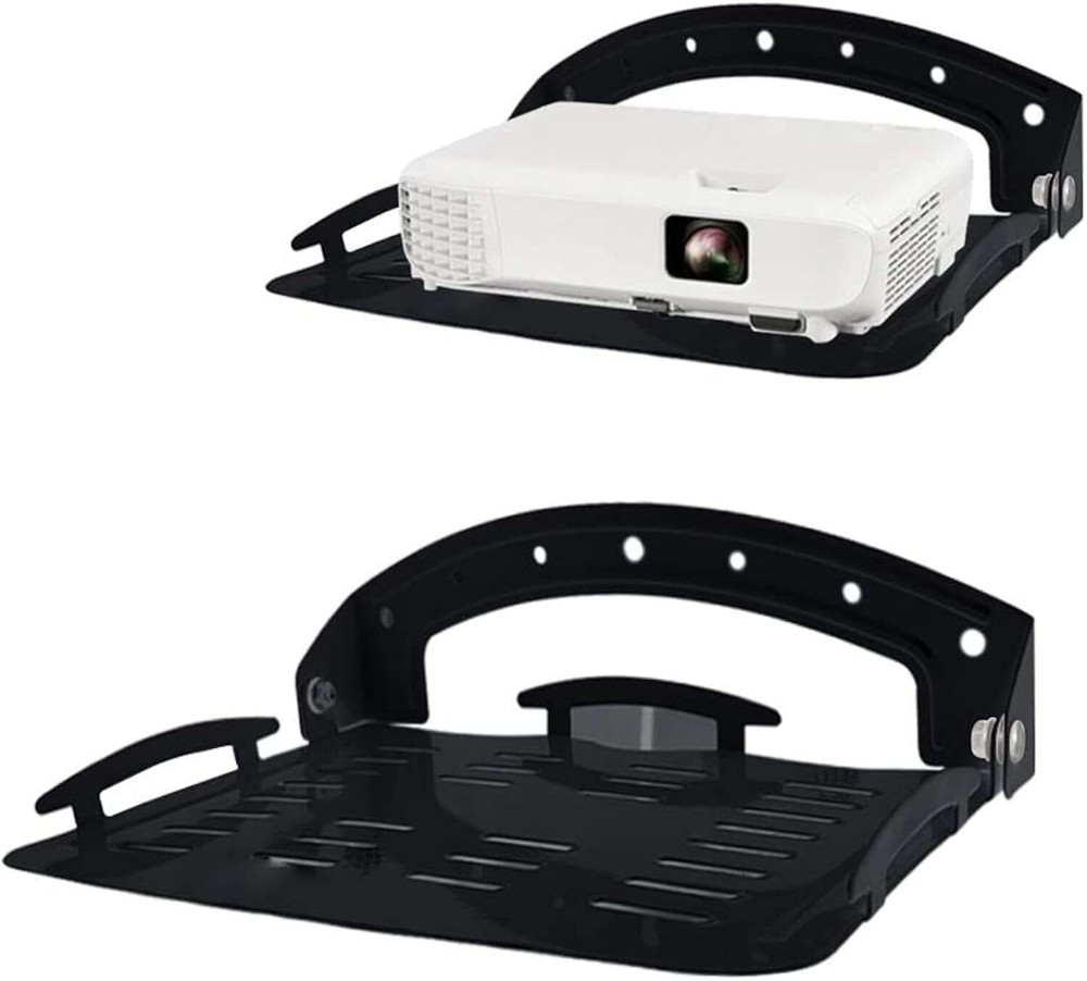 Floating Shelf For Projector Wall Mount 90degree Foldable Loading Capacity 8.8lb
