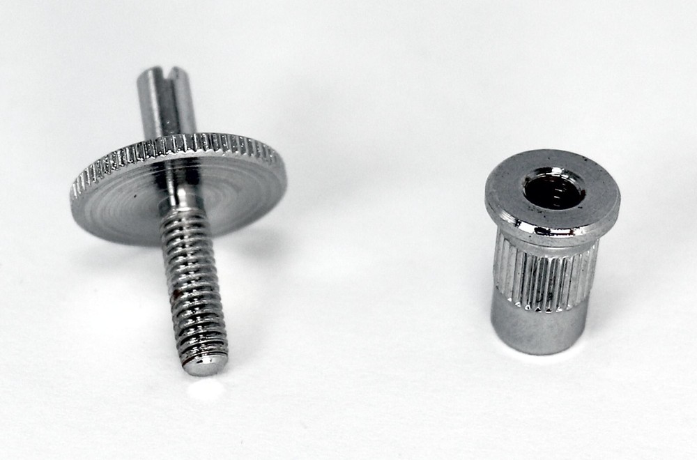 Bridge Insert Post Nashville Thumbwheel Chrome 080669CH