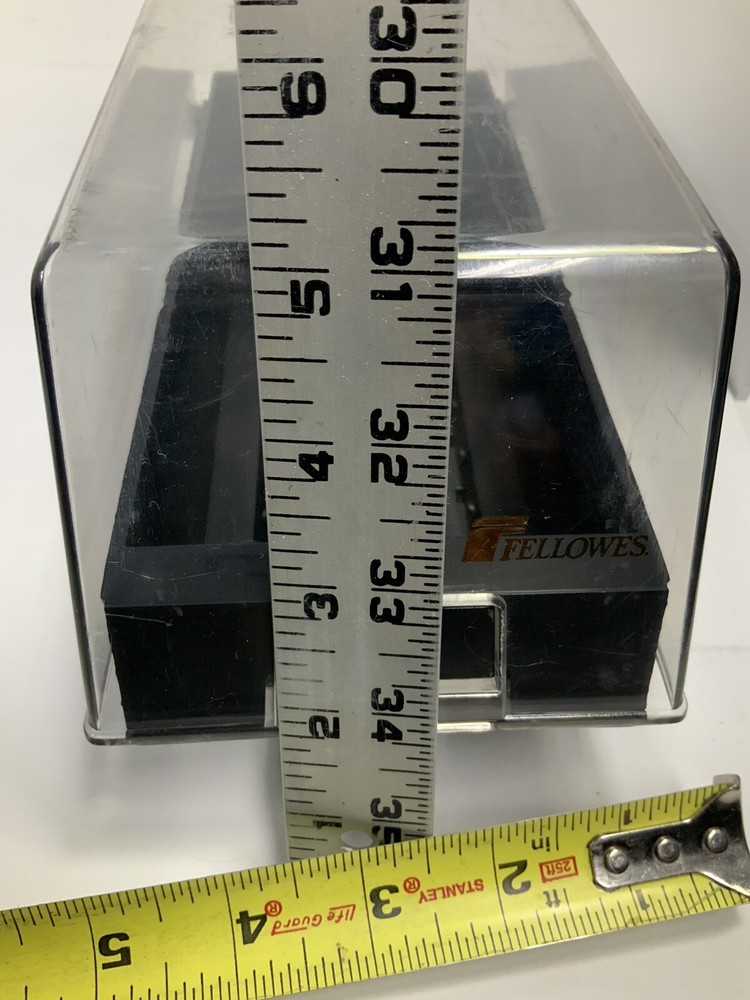 Fellowes 3.5” Floppy Disk Storage Box 10”x4.5”x 4.5” ElectronicsRecycledCom