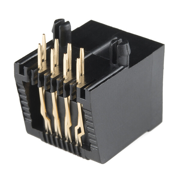 [ SparkFun PRT-00643 ] RJ45 8-Pin Connector