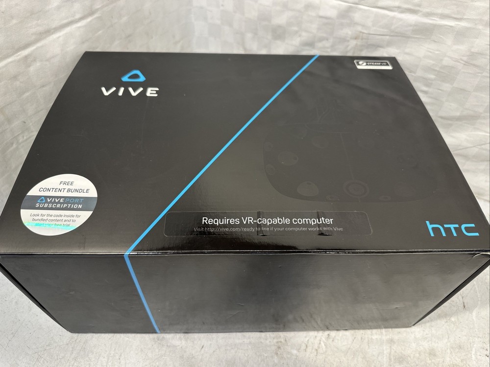 HTC Vive VR Headset Complete Set Full Kit System Virtual Reality