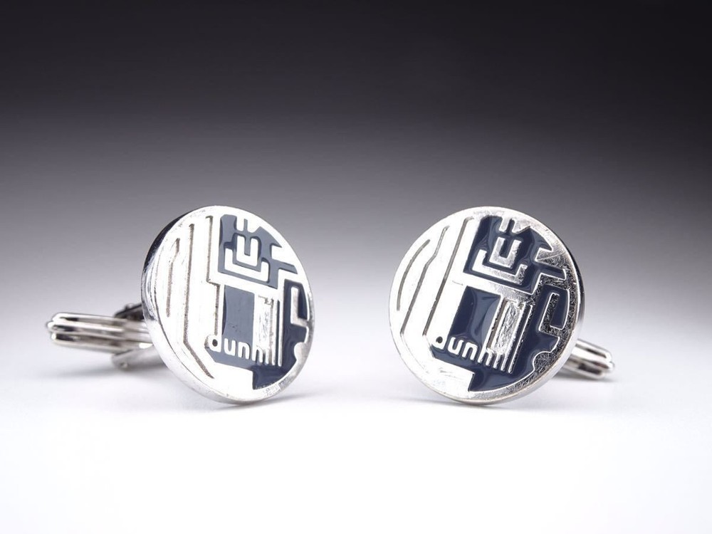Dunhill Sv925 Geometric Cufflinks