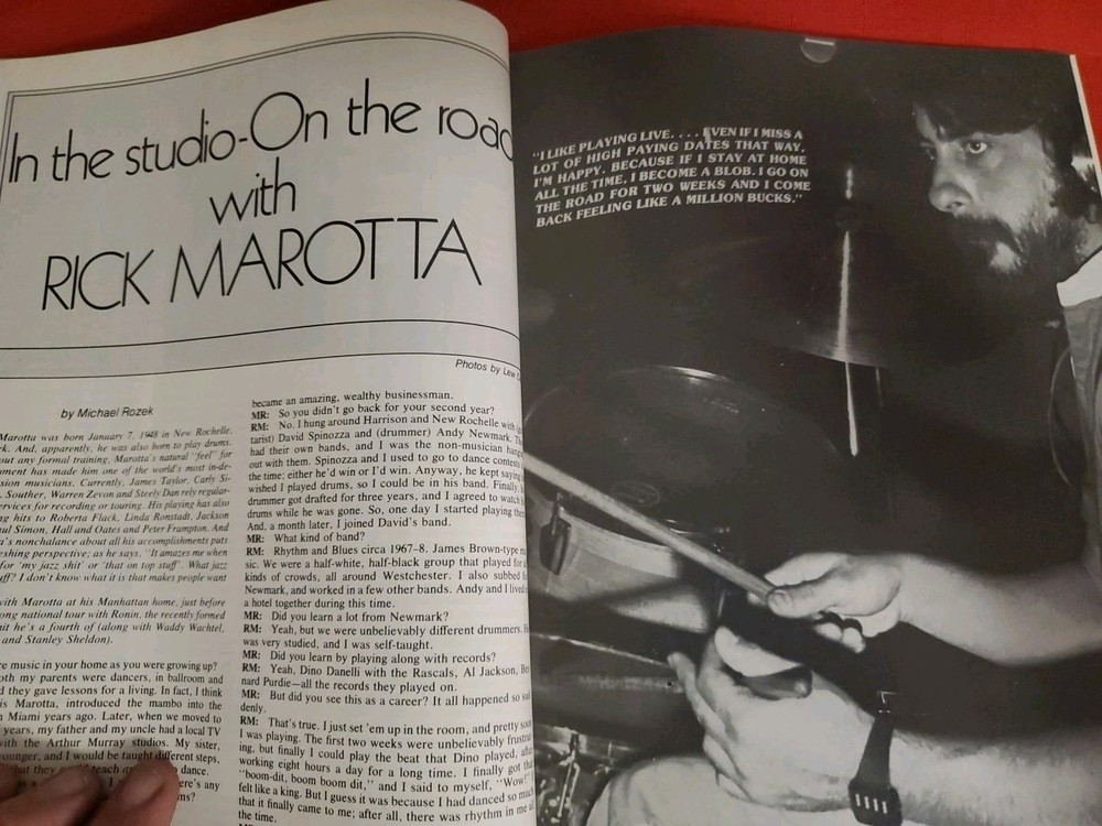 Peter Criss KISS Modern Drummer 1981 Rare