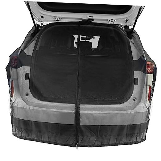 Tailgate Mesh Screen, Breathable Mesh Net for SUV MPV Ventilation Privacy