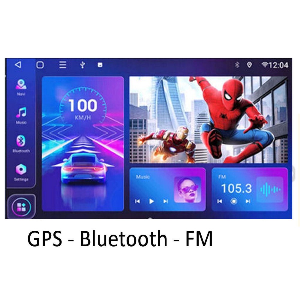 Peugeot 307 2001-2009 GPS Wireless Apple Carplay Android Auto Bluetooth camera