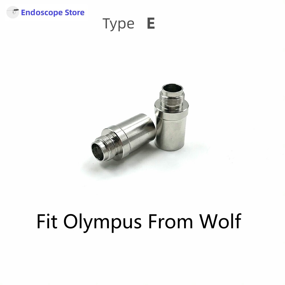 Rigid Endoscope Light Source Optical Fiber Interface Adapter Convert Connector