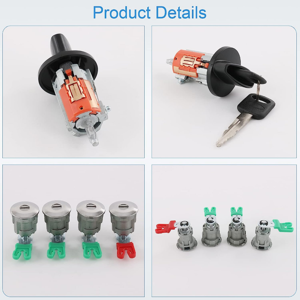 IGNITION KEY SWITCH DOOR LOCK CYLINDER FOR Ford Econoline Van E150 E250 E350