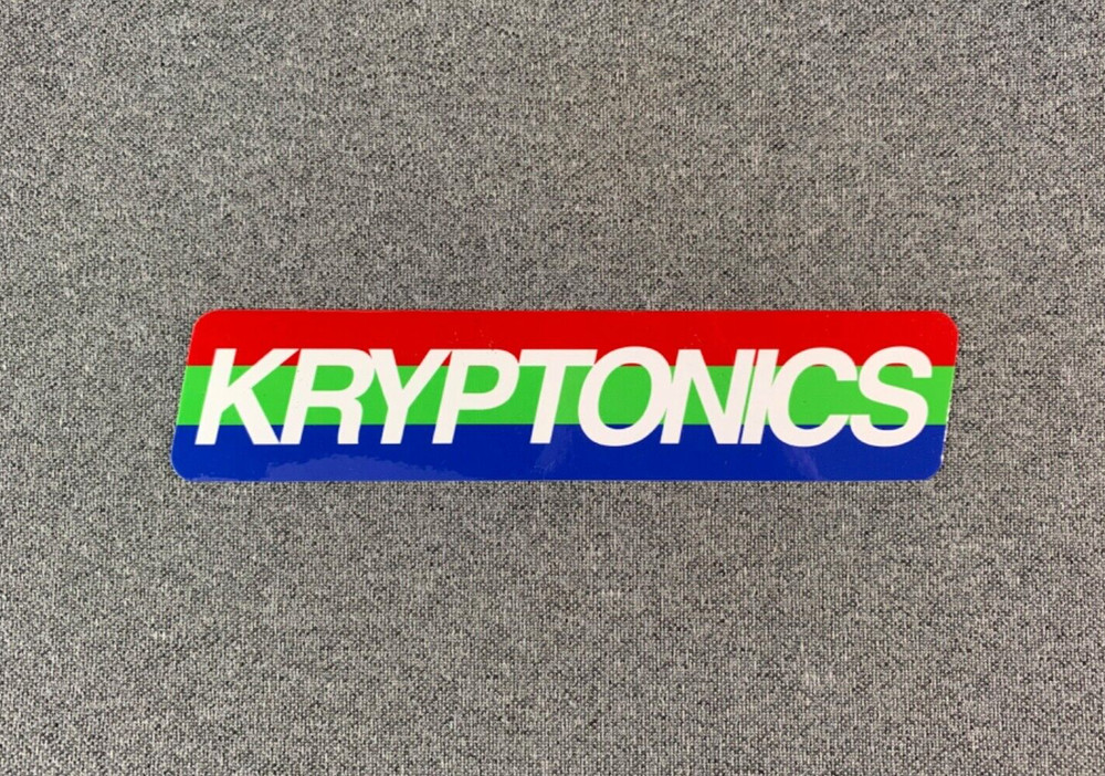 Kryptonics Skateboard Sticker 6" sk8