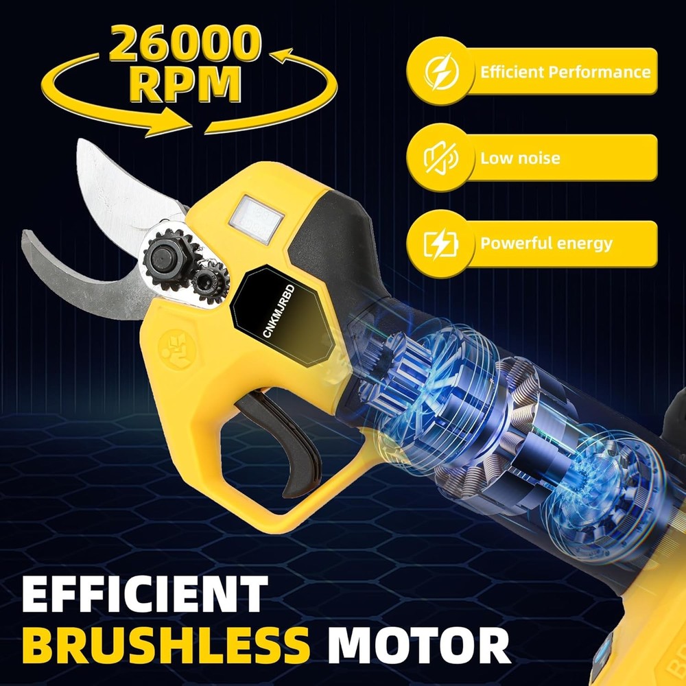 Pruning Shears Compatible with Dewalt 20V Battery, Brushless Cordless Pruning Sh