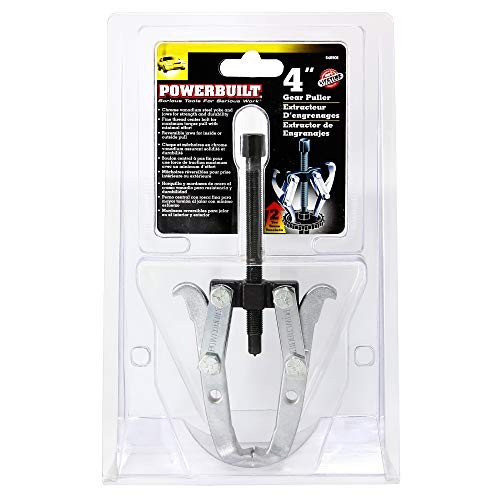 4-Inch Gear Puller, Reversible Design for Inside or Outside pulls, 4 4 in.