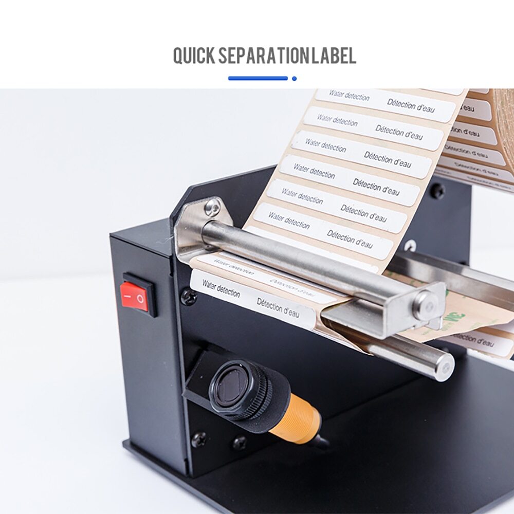 Electric Automatic Label Stripper Dispenser Sticker Stripping Machine Commercial