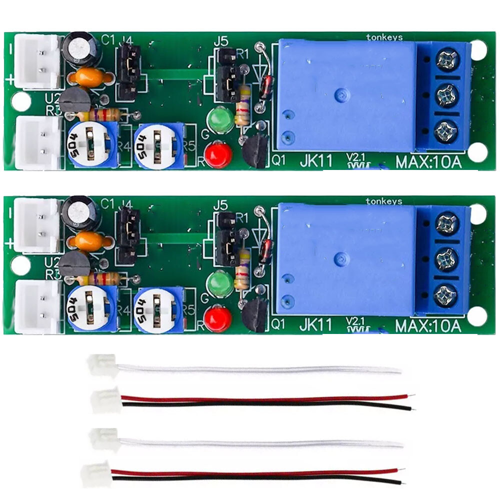 2x 12V Infinite Cycle Delay Time Timer Relay Turn ON OFF Switch Loop Modules HOT