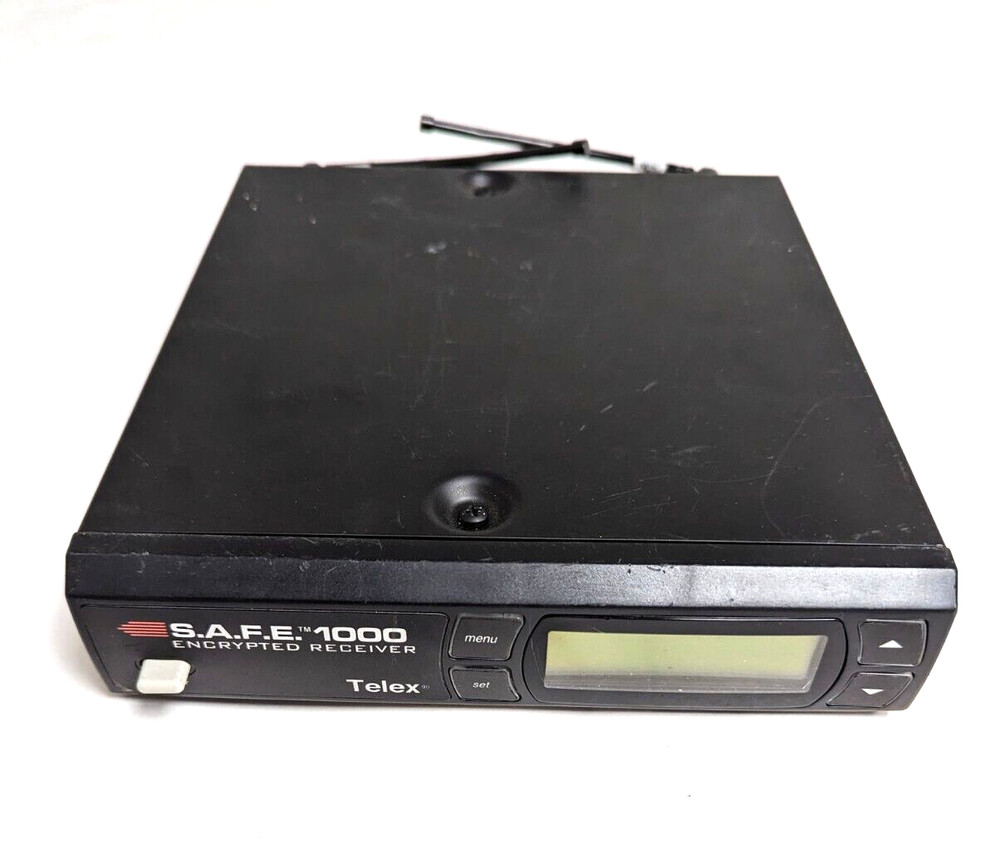 Telex Safe 1000 encrypted receiver base module only S.A.F.E. NO CORD