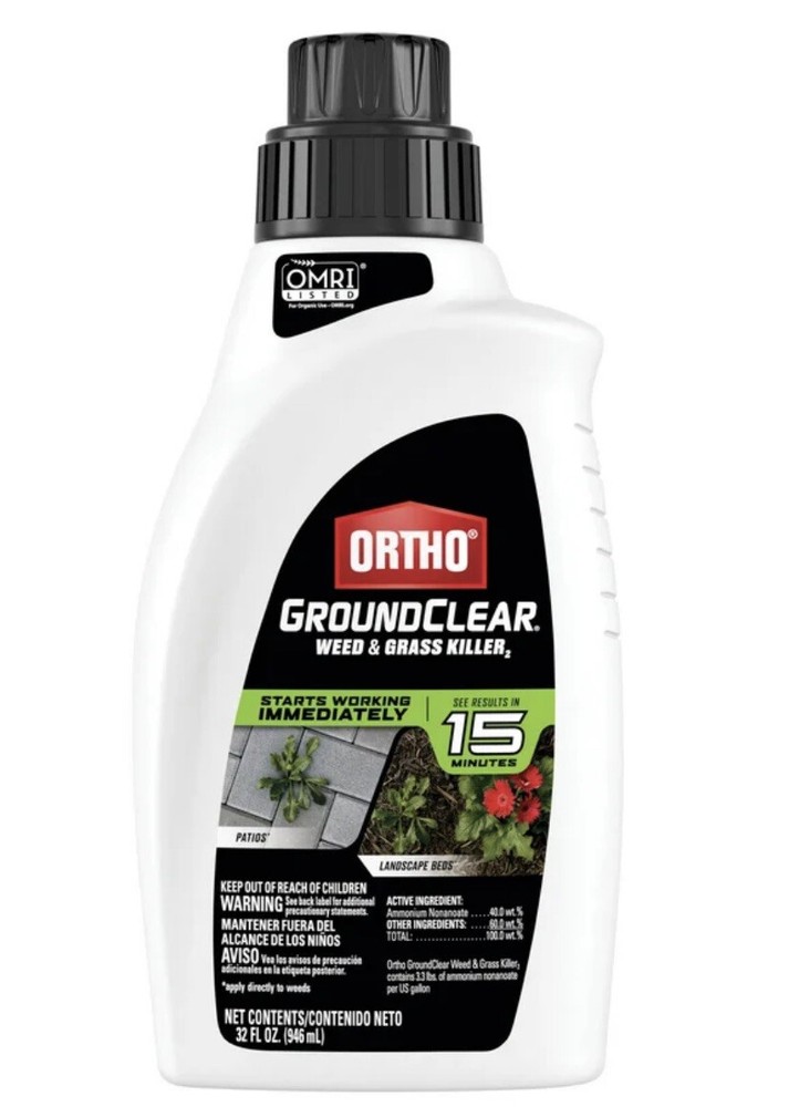 Ortho GroundClear Weed & Grass Killer2, 32 oz., Concentrate