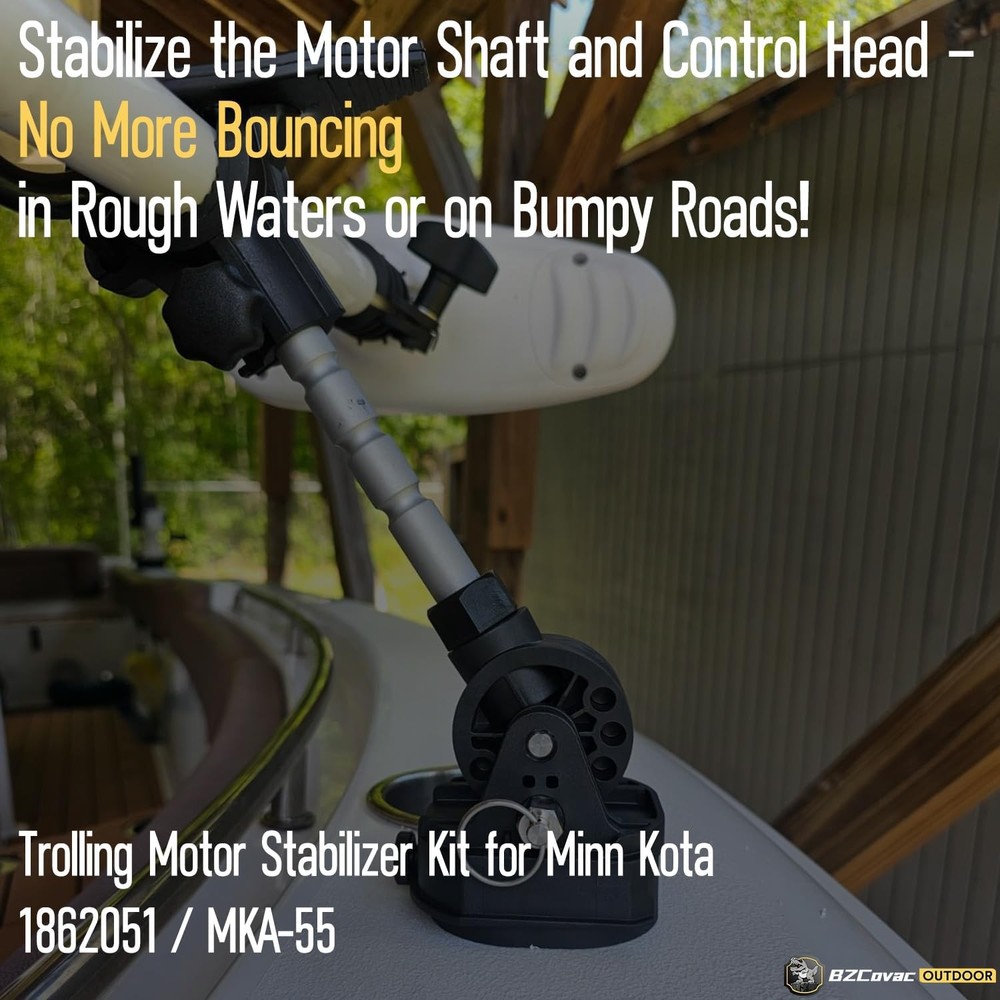 Electric Trolling Motor Support Stabilizer Mount for Enhanced Stability