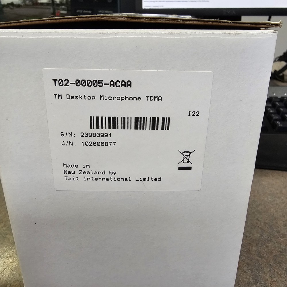 Tait TM Desk Microphone - T02-00005-ACAA