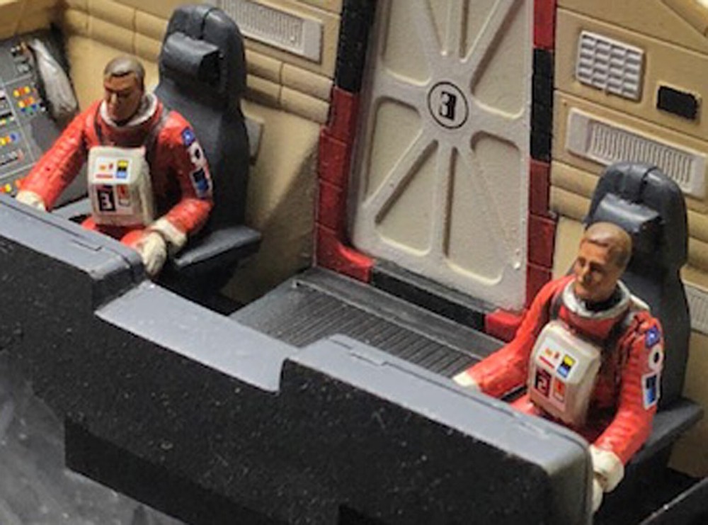 Space1999 Eagle Transporter Cockpit Interior for the 22" MPC model kit