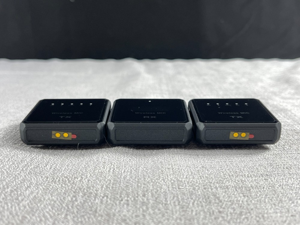 Drimzate Black Wireless Lavalier Microphone System For Camera Android