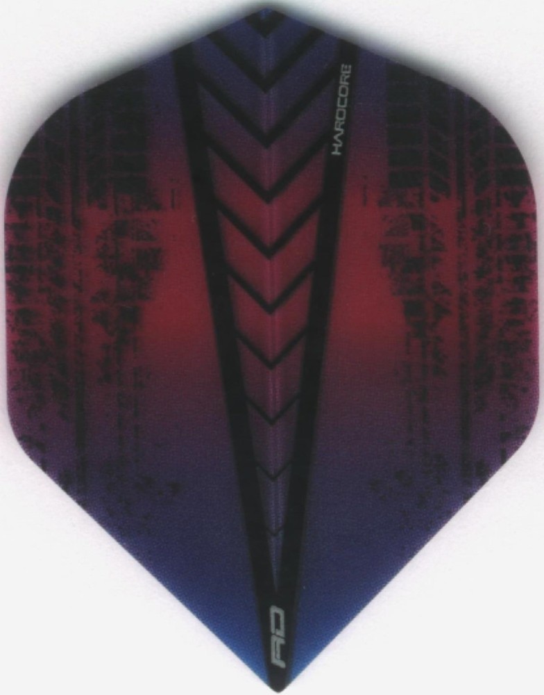 Rainbow HARDCORE Dart Flights: 3 per set