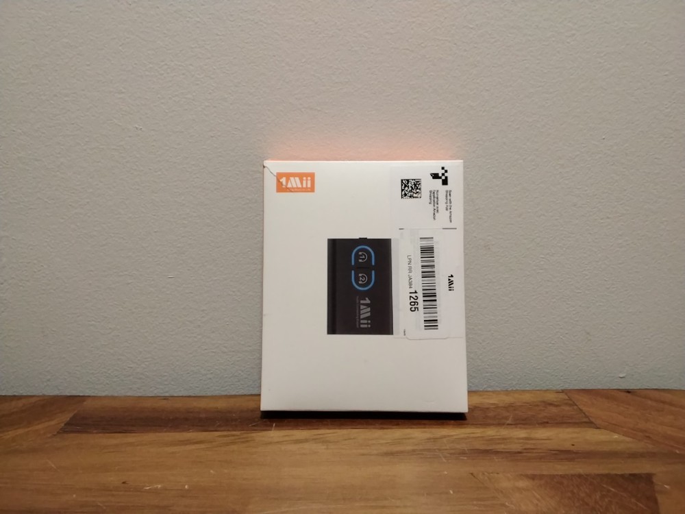 1Mii Transmitter Receiver  Bluetooth 5.3 ML300 B0305 W/ Cables And Instructions