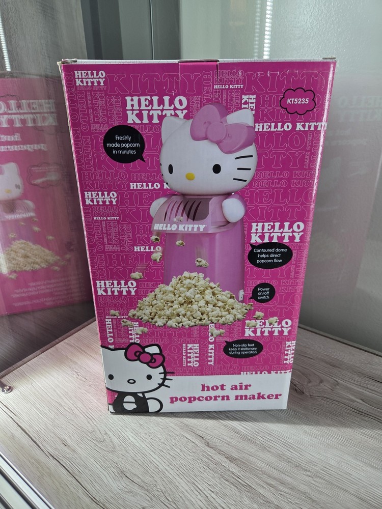 HELLO KITTY Electric Hot Air Popcorn Maker