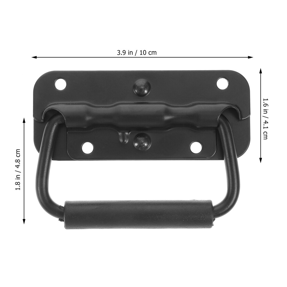 4 Pcs Flush Lift Ring Folding Handle Smooth Surface Ergonomic