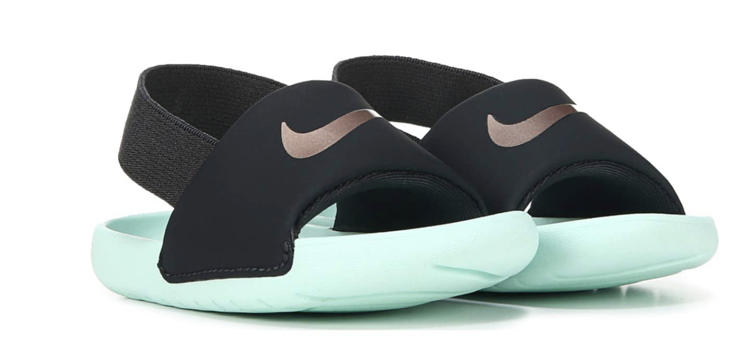 Nike Kawa SE Slides Toddler Sandals Baby mint foam