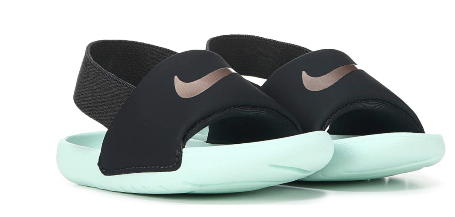 Nike Kawa SE Slides Toddler Sandals Baby mint foam