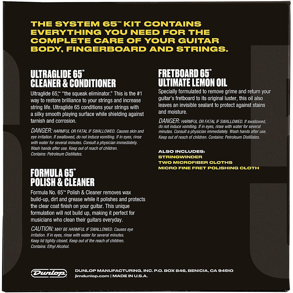 Dunlop Formula 65 Guitar Tech Kit