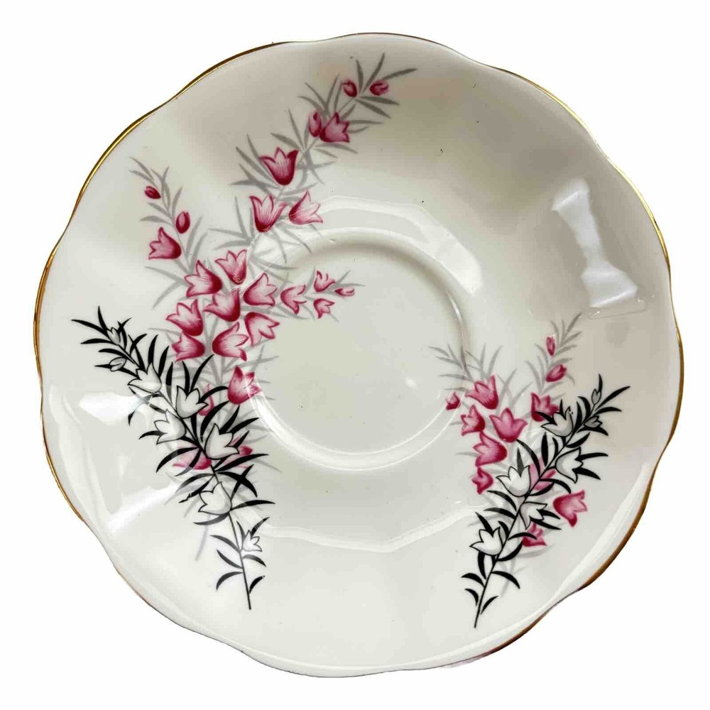 Royal Albert Tea Cup & Saucer Bone China Englan Matches The Pixie Pink Pattern