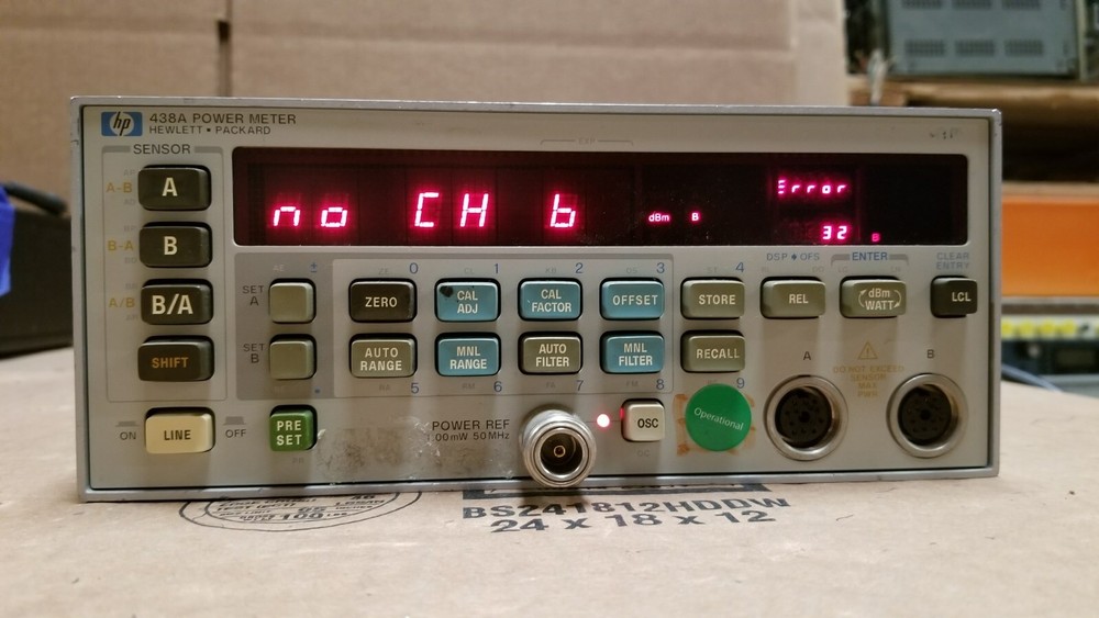 HP 436A Power Meter Unit #1 Tested GOOD!